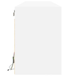 Berkfield Tv Wall Cabinet With Led White 180X31X45 Cm - thumbnail 7