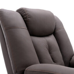 More4Homes Afton Electric Fabric Auto Recliner Armchair Gaming Usb Lounge Sofa Chair Brown - thumbnail 4