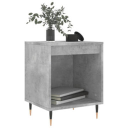 Berkfield Bedside Cabinets 2 Pcs Concrete Grey 40X35X50 Cm Engineered Wood - thumbnail 3