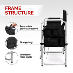 "Director's Chair Folding Oversize Camping Chairs For Adult 23.6"" Wide Seat 300Lb" - thumbnail 6