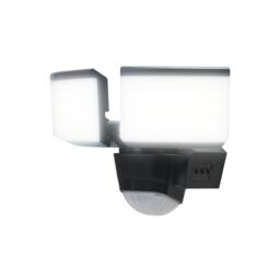 GoodHome Dryden Awl1019-Ig Charcoal Mains-Powered Cool White Outdoor Led Pir Floodlight 1600Lm - thumbnail 2