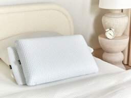 Beliani Bed Pillow Emin High Memory Foam 40 X 60 Cm White - thumbnail 2