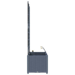 Berkfield Garden Planters Light Grey 80 X 40 X 142 Cm Steel - thumbnail 6