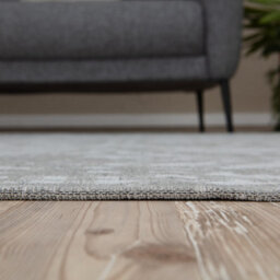 The Rugs Carina Collection  Rugs In Grey 6932 Non-Slip Machine Washable - thumbnail 4