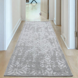 The Rugs Carina Collection  Rugs In Grey 6932 Non-Slip Machine Washable - thumbnail 7