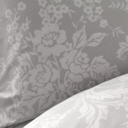 Samantha Faiers Home Darcy Floral Reversible King Size Duvet Cover Set With Pillowcases - Silver - thumbnail 3