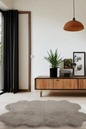 The Rugs Luxury Soft Feel Faux Fur In Natural - thumbnail 5