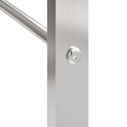 Walplus Firewood Rack 50X28X132 Cm Stainless Steel - thumbnail 6