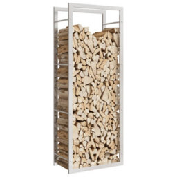 Walplus Firewood Rack 50X28X132 Cm Stainless Steel - thumbnail 3