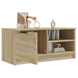 Walplus Tv Cabinet Sonoma Oak 80X35X36.5 Cm Engineered Wood - thumbnail 4