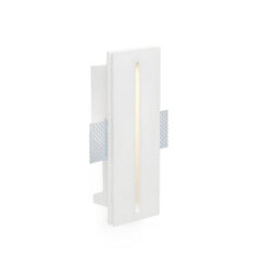 Luminosa Lighting Luminosa Plas Led 1 Light Indoor Recessed Wall Light White Plaster - thumbnail 2