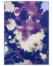 Beliani Multicolour Abstract Area Rug - Polyester, Low Pile, Rectangular 160 X 230 Cm - thumbnail 1