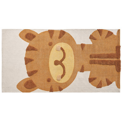 Beliani Kids Rug Sigli Multicolour 80 X 150 Cm Cotton - image 1