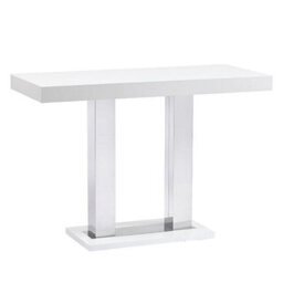 Furniture in Fashion Caprice High Gloss Bar Table Rectangular Large In White - thumbnail 2