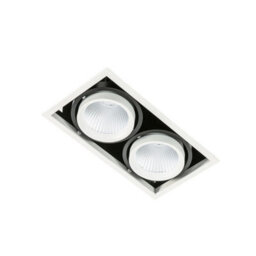 Luminosa Lighting Luminosa Modern Technical Led Recessed Ceiling White, Black, Cool White 4000K 3045Lm - thumbnail 1