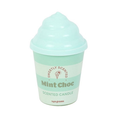 Something Different Mint Choc Ice Cream Scented Candle Mint Green (One Size) - image 1