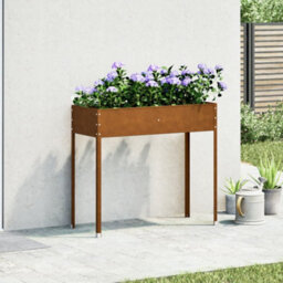 Walplus Garden Planter 100.5X40.5X90 Cm Weathering Steel - thumbnail 3