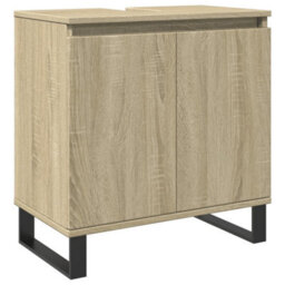 Berkfield Bathroom Cabinet Sonoma Oak 58X33X60 Cm Engineered Wood - thumbnail 2
