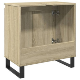 Berkfield Bathroom Cabinet Sonoma Oak 58X33X60 Cm Engineered Wood - thumbnail 5