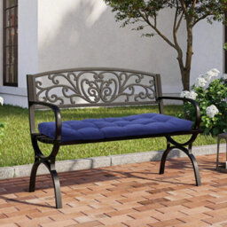 Thehotsale Blue Outdoor Garden Bench Seat Pad Cushion - thumbnail 1