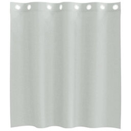 Berkfield Durable Voile Curtains With Grommets 2 Pcs Light Grey 140X140 Cm - thumbnail 4