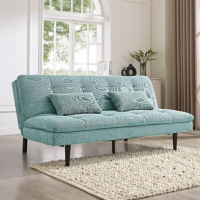 Home Detail Butterfly Clic-Clac Sofa Bed, Teal Linen - image 1