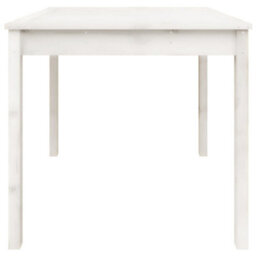 Berkfield Garden Table White 82.5X82.5X76 Cm Solid Wood Pine - thumbnail 5