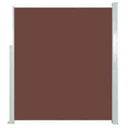 Walplus Retractable Side Awning Garden Sun Shade Canopy Gazebo For Back Door, Porch, Patio 160 X 500 Cm Brown - thumbnail 2