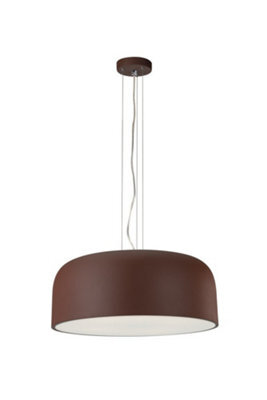 Luminosa Lighting Luminosa Bistrot 4 Light Dome Pendant Ceiling Light Bronze 52X22Cm - image 1