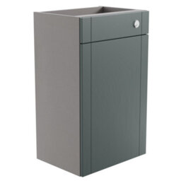 Ashford Matt Kombu Green Shaker Freestanding Toilet Cabinet (H)820mm X (W)495mm - thumbnail 1