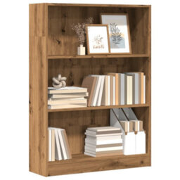 Vidaxl Bookcase Artisian Oak 80X24X109 Cm Engineered Wood - thumbnail 1