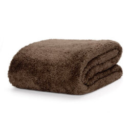 Snug Rug Blanket Luxury Sherpa Fleece Sofa Tv Throw Gift Blankets 127X178Cm - Chocolate - thumbnail 5