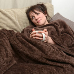 Snug Rug Blanket Luxury Sherpa Fleece Sofa Tv Throw Gift Blankets 127X178Cm - Chocolate - thumbnail 8