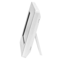 Youshiko Radio Controlled Lcd Wall Mountable And Desk Clock ( White  ) - thumbnail 3