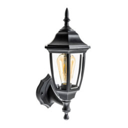 CGC Lighting Cgc Black Outdoor Wall Light Lantern Vintage Ip44 E27 Traditional Porch Security Polycarbonate - thumbnail 5