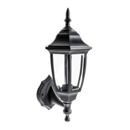 CGC Lighting Cgc Black Outdoor Wall Light Lantern Vintage Ip44 E27 Traditional Porch Security Polycarbonate - thumbnail 4