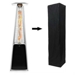 Pyramid-Style Gas Terrace Warmer Cover - Waterproof, Tear-Resistant And Snowproof (87 H X 21 W 24 D) - thumbnail 1