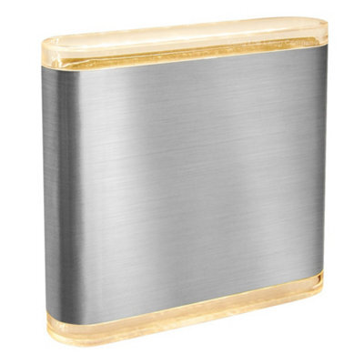 Long Life Lamps Company Modern Led Outdoor Wall Light Stainless Steel Warm White Zlc331Ww - image 1