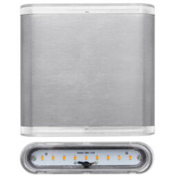 Long Life Lamps Company Modern Led Outdoor Wall Light Stainless Steel Warm White Zlc331Ww - thumbnail 4