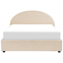 Beliani Ottoman Bed Boucle Vaucluse 180 X 200 Cm (Eu Super King) Beige - thumbnail 7
