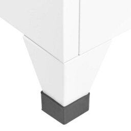 Walplus Locker Cabinet White 90X45X180 Cm Steel - thumbnail 6