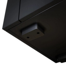 120Cm Black High Gloss Led Tv Stand With Drawers - thumbnail 4