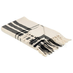 Beliani Blanket Yuvali Cotton 130 X 170 Cm White - thumbnail 5
