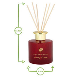 Nicola Spring Scented Candle & Reed Diffuser Set - 130G - Cinnamon & Orange - thumbnail 4
