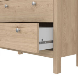 Wyld Haus Gossmere Hickory Oak Effect China Cabinet 2 Doors 3 Drawers - thumbnail 8
