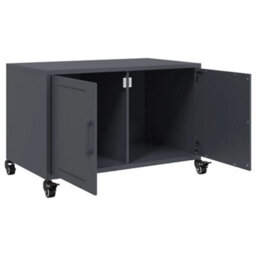 Berkfield Tv Cabinet Anthracite 68X39X43.5 Cm Steel - thumbnail 9