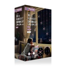 Premier Decorations Limited Rainbow Led Curtain Light With Timer Function - thumbnail 4