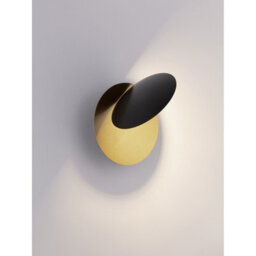 Luminosa Lighting Luminosa Shell Wall Lamp Sandy Black, Gold Led 7W 101Lm 3000K - thumbnail 4