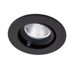 Luminosa Lighting Luminosa Axial Cct 15W Round Recessed Downlight Matt Black Paint - thumbnail 3