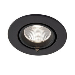 Luminosa Lighting Luminosa Axial Cct 15W Round Recessed Downlight Matt Black Paint - thumbnail 2